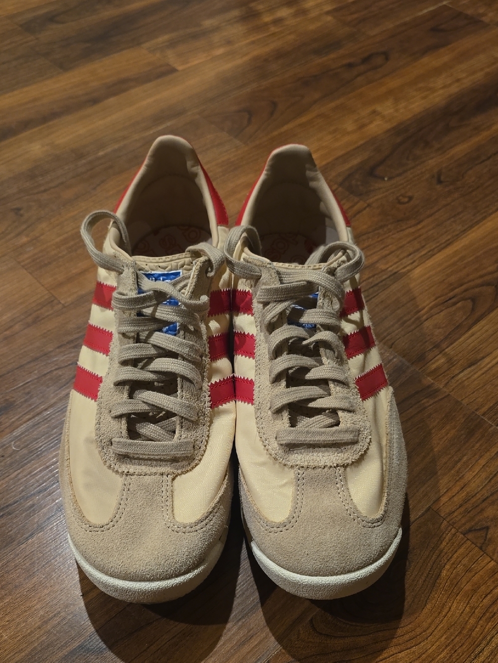 adidas Beige and Red Men's SL 72 RS